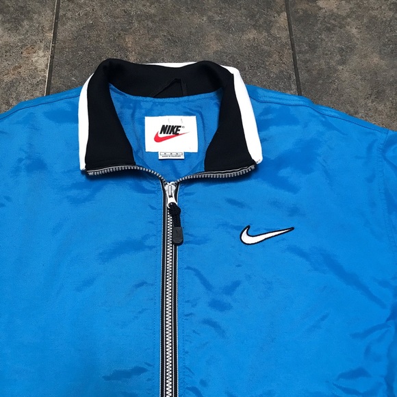 VTG 90’s Nike Team Full Zip Jacket Size Medium - Picture 2 of 4